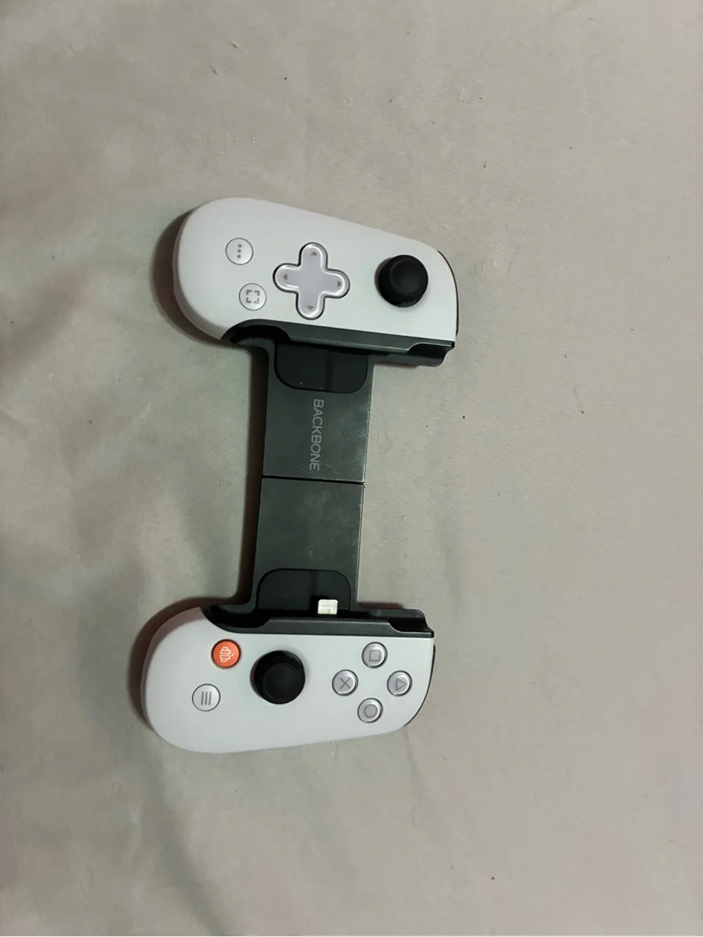 Backbone One Compatible White Mobile Gaming Controller